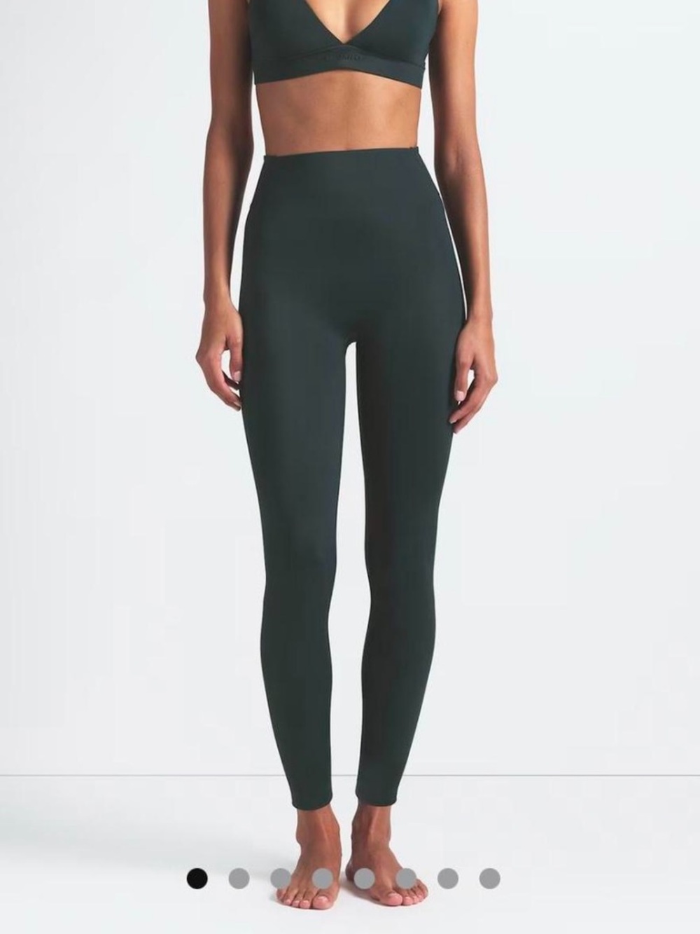 Nike skims dark teal leggings size small